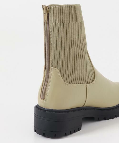URBAN RESEARCH DOORS / アーバンリサーチ ドアーズ ブーツ（ショート丈） | ニットドッキングブーツ | 詳細16