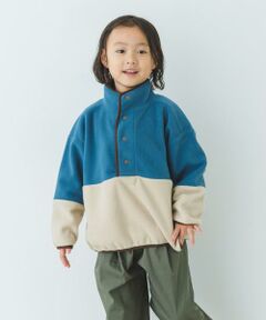 URBAN RESEARCH DOORS / アーバンリサーチ ドアーズ トップス | フリースバイカラープルオーバー(KIDS)