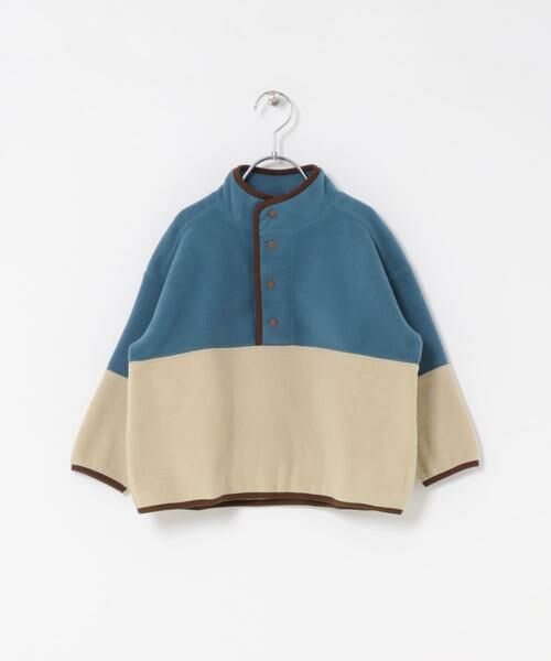 URBAN RESEARCH DOORS / アーバンリサーチ ドアーズ トップス | フリースバイカラープルオーバー(KIDS) | 詳細12