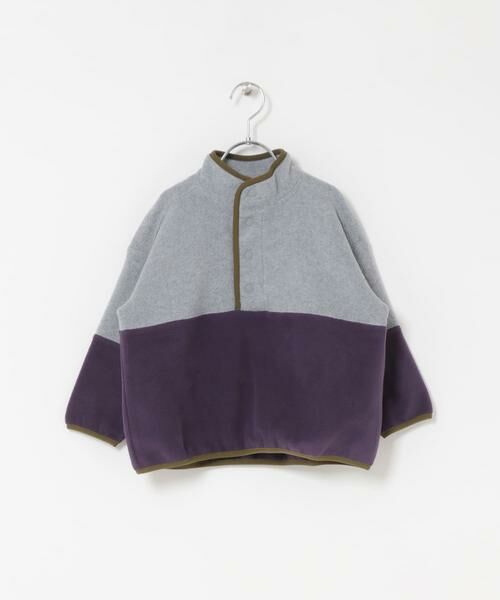 URBAN RESEARCH DOORS / アーバンリサーチ ドアーズ トップス | フリースバイカラープルオーバー(KIDS) | 詳細20