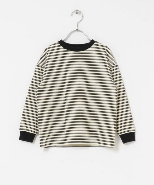 URBAN RESEARCH DOORS / アーバンリサーチ ドアーズ トップス | 『WEB/一部店舗限定サイズ』起毛ボーダープルオーバー(KIDS) | 詳細10