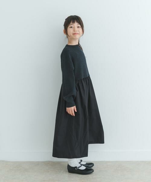 URBAN RESEARCH DOORS / アーバンリサーチ ドアーズ ワンピース | 『親子リンク』ニットドッキングワンピース(KIDS) | 詳細11