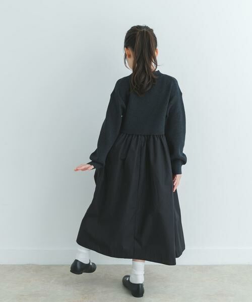URBAN RESEARCH DOORS / アーバンリサーチ ドアーズ ワンピース | 『親子リンク』ニットドッキングワンピース(KIDS) | 詳細7