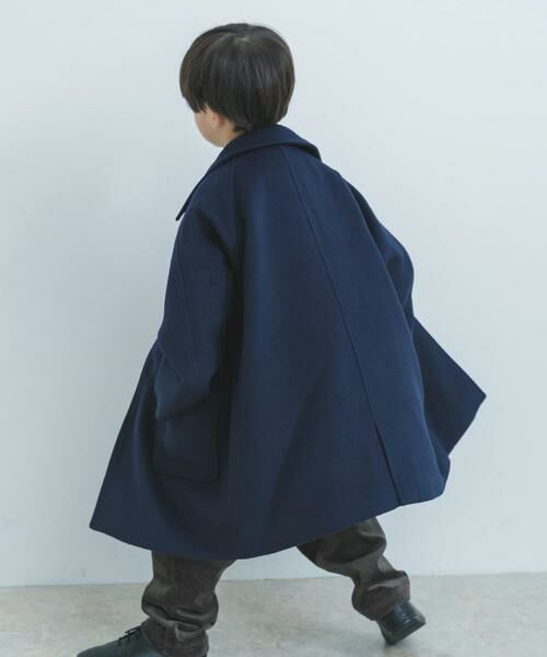 URBAN RESEARCH DOORS / アーバンリサーチ ドアーズ アウター | ステンカラーウール混コート(KIDS) | 詳細8