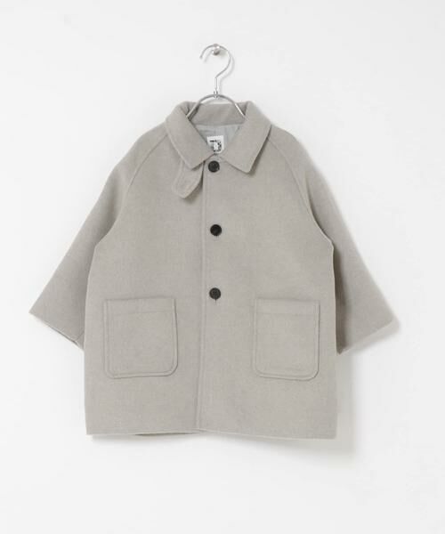 URBAN RESEARCH DOORS / アーバンリサーチ ドアーズ アウター | ステンカラーウール混コート(KIDS) | 詳細25