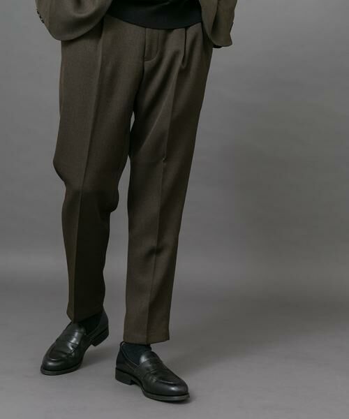 URBAN RESEARCH DOORS / アーバンリサーチ ドアーズ スラックス・ドレスパンツ | LIFE STYLE TAILOR ブラッシュドツイルストレッチパンツ | 詳細2