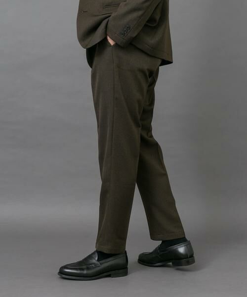 URBAN RESEARCH DOORS / アーバンリサーチ ドアーズ スラックス・ドレスパンツ | LIFE STYLE TAILOR ブラッシュドツイルストレッチパンツ | 詳細3