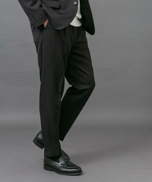 URBAN RESEARCH DOORS / アーバンリサーチ ドアーズ スラックス・ドレスパンツ | LIFE STYLE TAILOR ブラッシュドツイルストレッチパンツ | 詳細12