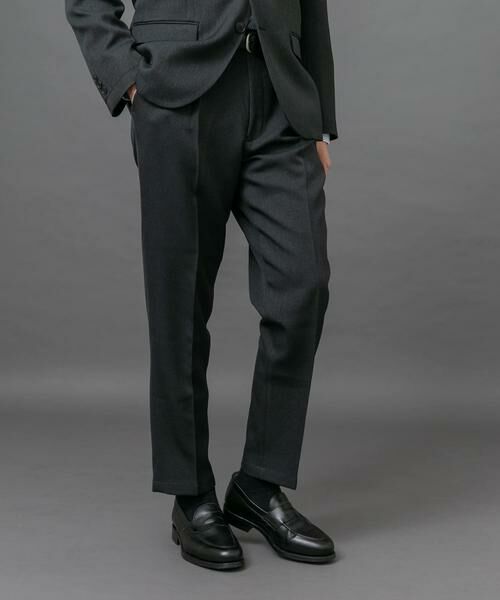 URBAN RESEARCH DOORS / アーバンリサーチ ドアーズ スラックス・ドレスパンツ | LIFE STYLE TAILOR ブラッシュドツイルストレッチパンツ | 詳細23
