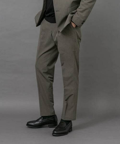 URBAN RESEARCH DOORS / アーバンリサーチ ドアーズ スラックス・ドレスパンツ | LIFE STYLE TAILOR 4WAYストレッチメランジパンツ | 詳細2