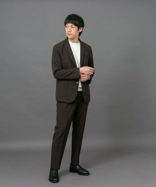 URBAN RESEARCH DOORS / アーバンリサーチ ドアーズ スラックス・ドレスパンツ | LIFE STYLE TAILOR 4WAYストレッチメランジパンツ | 詳細21