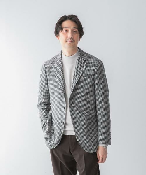 URBAN RESEARCH DOORS / アーバンリサーチ ドアーズ その他アウター | LIFE STYLE TAILOR 千鳥柄ツイードジャケット | 詳細3