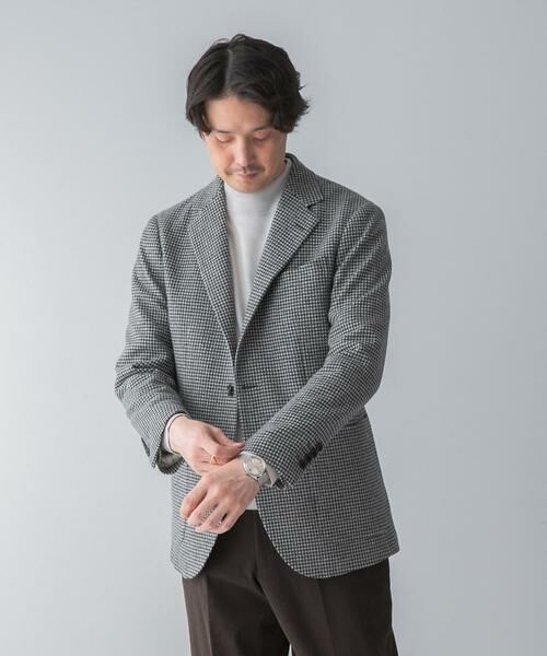 URBAN RESEARCH DOORS / アーバンリサーチ ドアーズ その他アウター | LIFE STYLE TAILOR 千鳥柄ツイードジャケット | 詳細4
