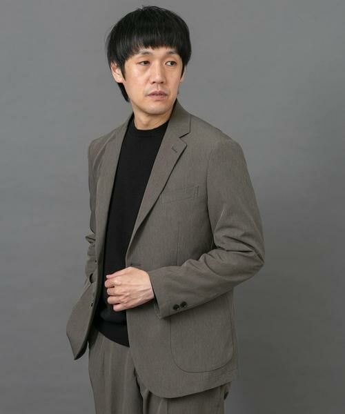 URBAN RESEARCH DOORS / アーバンリサーチ ドアーズ その他アウター | LIFE STYLE TAILOR 4WAYストレッチメランジジャケット | 詳細2