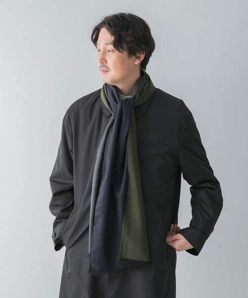 URBAN RESEARCH DOORS / アーバンリサーチ ドアーズ マフラー・ショール・スヌード・ストール | LIFE STYLE TAILOR　シルクリバーシブルマフラー | 詳細2