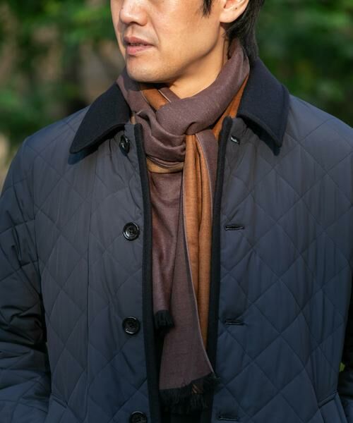 URBAN RESEARCH DOORS / アーバンリサーチ ドアーズ マフラー・ショール・スヌード・ストール | LIFE STYLE TAILOR　シルクリバーシブルマフラー | 詳細10