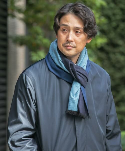 URBAN RESEARCH DOORS / アーバンリサーチ ドアーズ マフラー・ショール・スヌード・ストール | LIFE STYLE TAILOR　シルクリバーシブルマフラー | 詳細16