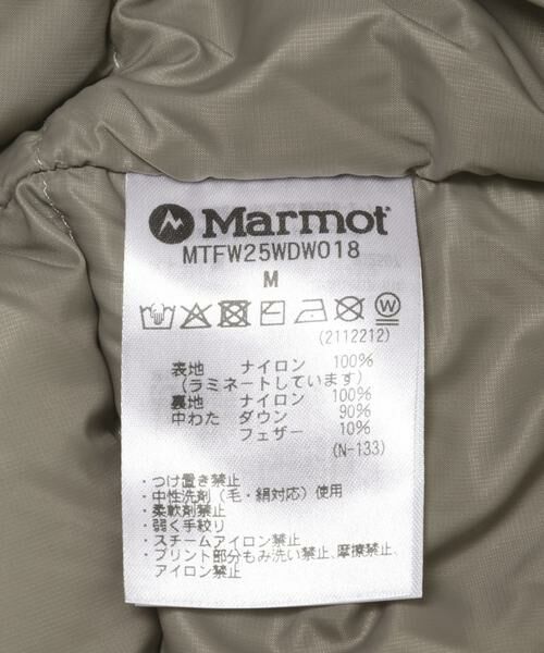 URBAN RESEARCH DOORS / アーバンリサーチ ドアーズ ダウンジャケット・ベスト | Marmot　WsDimaDownParka Pro | 詳細9