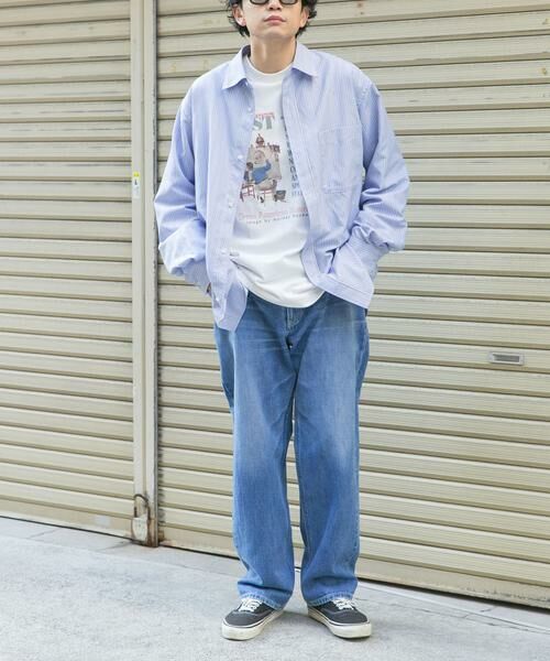 URBAN RESEARCH DOORS / アーバンリサーチ ドアーズ Tシャツ | FORK&SPOON　グラフィックプリントロングスリーブTシャツ | 詳細6