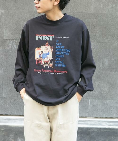 URBAN RESEARCH DOORS / アーバンリサーチ ドアーズ Tシャツ | FORK&SPOON　グラフィックプリントロングスリーブTシャツ | 詳細9