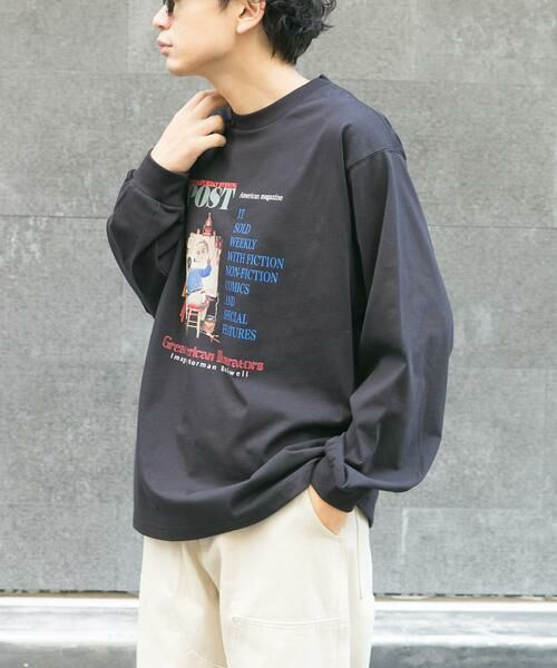 URBAN RESEARCH DOORS / アーバンリサーチ ドアーズ Tシャツ | FORK&SPOON　グラフィックプリントロングスリーブTシャツ | 詳細10