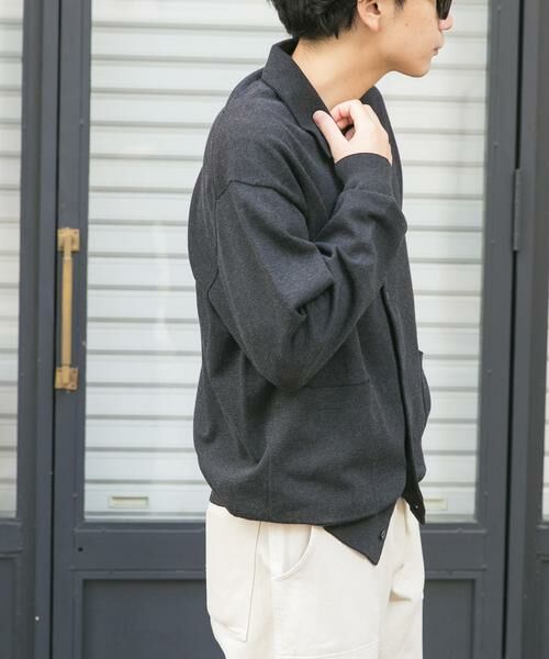 URBAN RESEARCH DOORS / アーバンリサーチ ドアーズ カーディガン・ボレロ | FORK&SPOON　ニットポロカーディガン | 詳細2