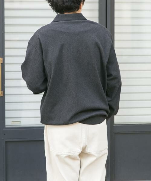 URBAN RESEARCH DOORS / アーバンリサーチ ドアーズ カーディガン・ボレロ | FORK&SPOON　ニットポロカーディガン | 詳細3