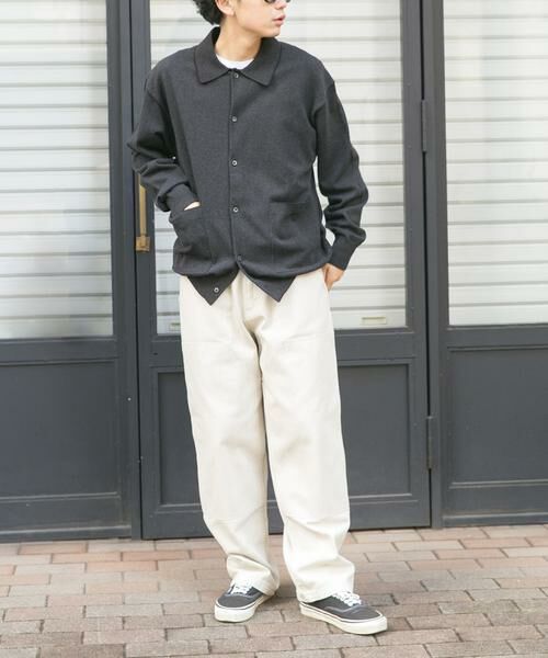 URBAN RESEARCH DOORS / アーバンリサーチ ドアーズ カーディガン・ボレロ | FORK&SPOON　ニットポロカーディガン | 詳細5