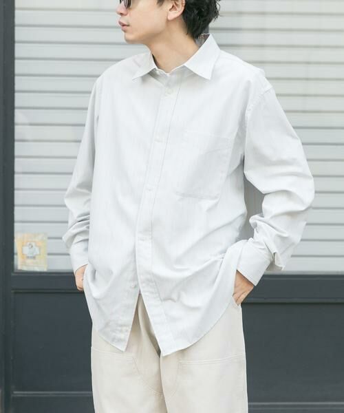 URBAN RESEARCH DOORS / アーバンリサーチ ドアーズ シャツ・ブラウス | FORK&SPOON　PEオックスシャツ（グレー系その他）