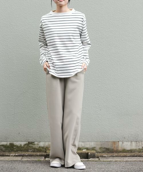 URBAN RESEARCH DOORS / アーバンリサーチ ドアーズ Tシャツ | FORK&SPOON　ボトルネックロングスリーブTシャツ | 詳細16