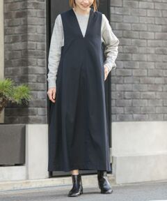 URBAN RESEARCH DOORS / アーバンリサーチ ドアーズ ワンピース | FORK&SPOON　キャリーマンジャンパースカート