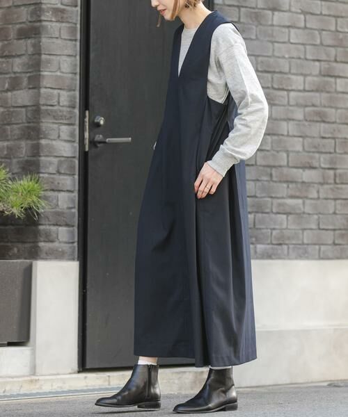 URBAN RESEARCH DOORS / アーバンリサーチ ドアーズ ワンピース | FORK&SPOON　キャリーマンジャンパースカート | 詳細5