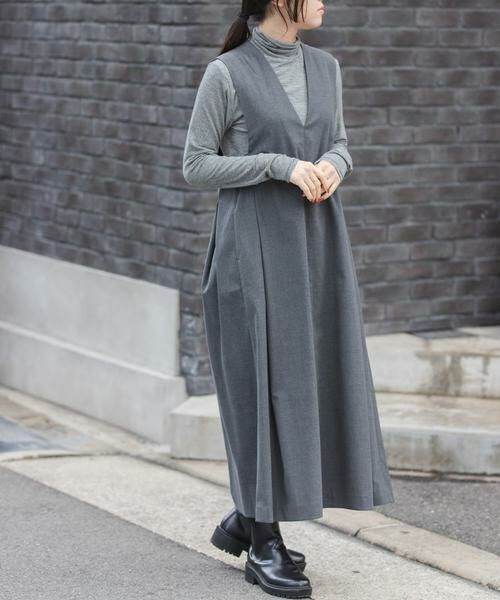 URBAN RESEARCH DOORS / アーバンリサーチ ドアーズ ワンピース | FORK&SPOON　キャリーマンジャンパースカート | 詳細15