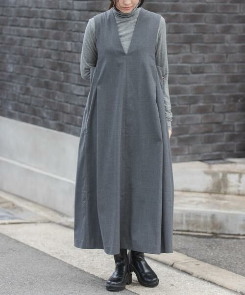 URBAN RESEARCH DOORS / アーバンリサーチ ドアーズ ワンピース | FORK&SPOON　キャリーマンジャンパースカート | 詳細16