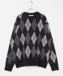 URBAN RESEARCH DOORS / アーバンリサーチ ドアーズ ニット・セーター | FORK&SPOON　アーガイルプルオーバーニット