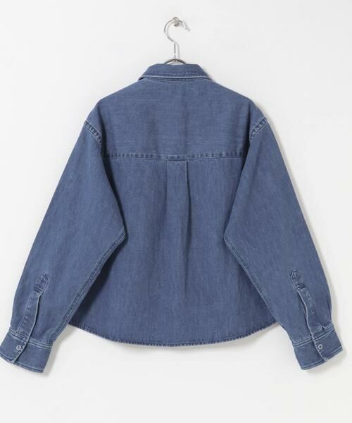 URBAN RESEARCH DOORS / アーバンリサーチ ドアーズ Tシャツ | FORK&SPOON　ペーパーブレンドデニムシャツ | 詳細9