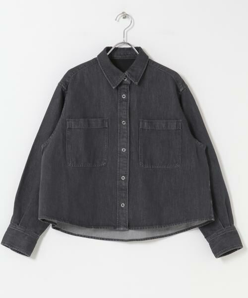 URBAN RESEARCH DOORS / アーバンリサーチ ドアーズ Tシャツ | FORK&SPOON　ペーパーブレンドデニムシャツ | 詳細19