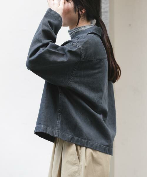 URBAN RESEARCH DOORS / アーバンリサーチ ドアーズ Tシャツ | FORK&SPOON　ペーパーデニムスキッパーシャツ | 詳細11