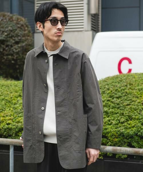 URBAN RESEARCH DOORS / アーバンリサーチ ドアーズ その他アウター | バイオウォッシュ カバーオール ミドルジャケット | 詳細13