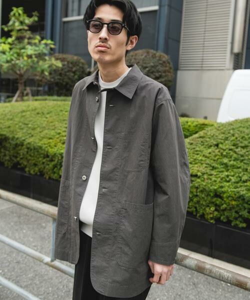 URBAN RESEARCH DOORS / アーバンリサーチ ドアーズ その他アウター | バイオウォッシュ カバーオール ミドルジャケット | 詳細14