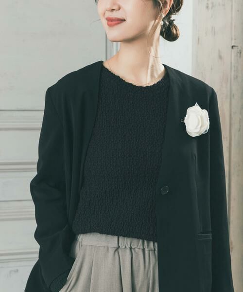 URBAN RESEARCH DOORS / アーバンリサーチ ドアーズ Tシャツ | ポコポコレースロングTシャツ | 詳細8