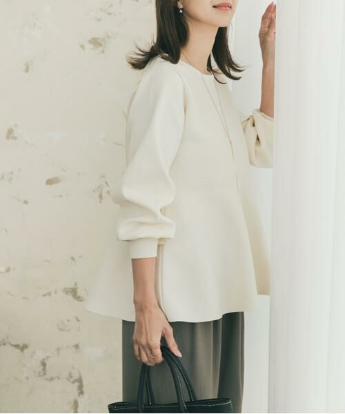 URBAN RESEARCH DOORS / アーバンリサーチ ドアーズ ニット・セーター | ペプラムKNIT | 詳細2