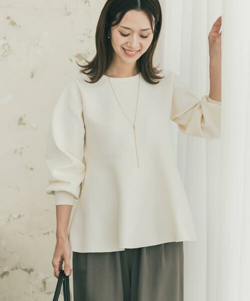 URBAN RESEARCH DOORS / アーバンリサーチ ドアーズ ニット・セーター | ペプラムKNIT | 詳細3