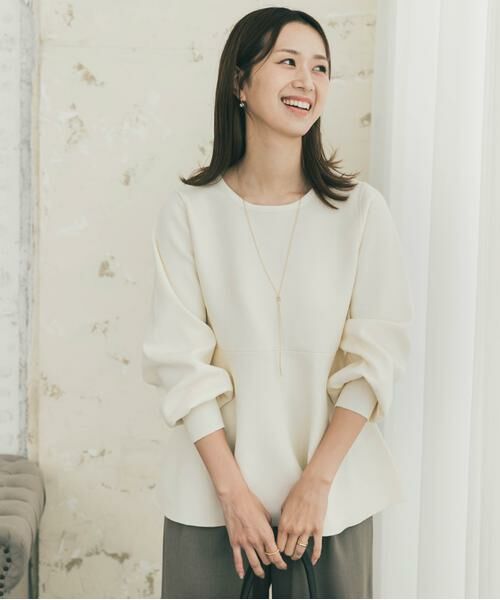 URBAN RESEARCH DOORS / アーバンリサーチ ドアーズ ニット・セーター | ペプラムKNIT | 詳細4