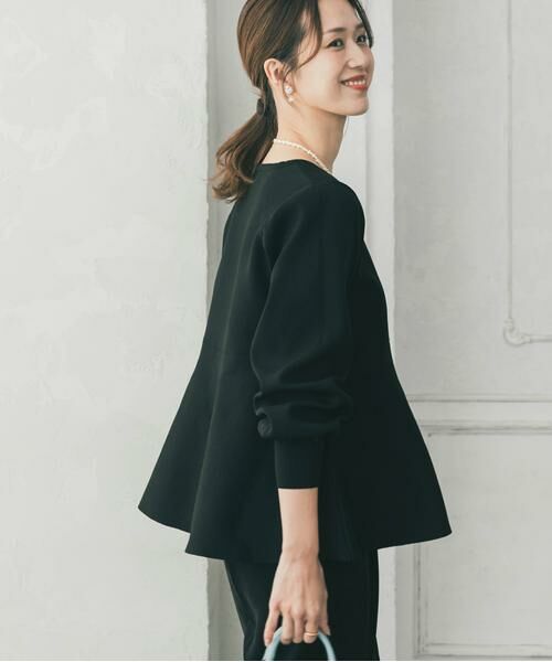 URBAN RESEARCH DOORS / アーバンリサーチ ドアーズ ニット・セーター | ペプラムKNIT | 詳細12