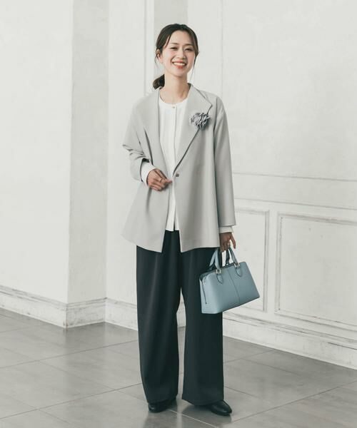 URBAN RESEARCH DOORS / アーバンリサーチ ドアーズ シャツ・ブラウス | ピンタックゴールドボタンブラウス | 詳細17