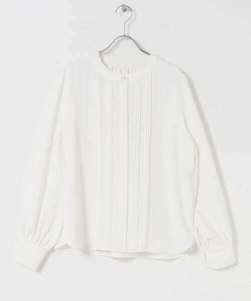 URBAN RESEARCH DOORS / アーバンリサーチ ドアーズ シャツ・ブラウス | ピンタックゴールドボタンブラウス | 詳細18