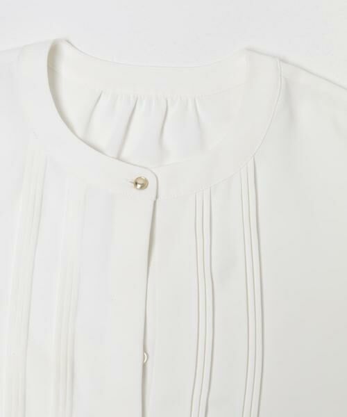 URBAN RESEARCH DOORS / アーバンリサーチ ドアーズ シャツ・ブラウス | ピンタックゴールドボタンブラウス | 詳細19