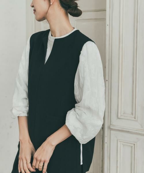 URBAN RESEARCH DOORS / アーバンリサーチ ドアーズ シャツ・ブラウス | フラワーオパールブラウス | 詳細1