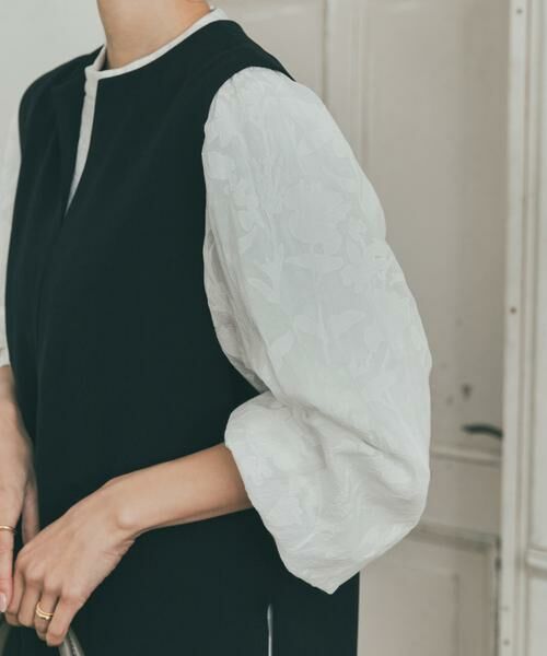 URBAN RESEARCH DOORS / アーバンリサーチ ドアーズ シャツ・ブラウス | フラワーオパールブラウス | 詳細2